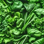 Leafy green vegetables